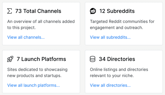 channels screenshot