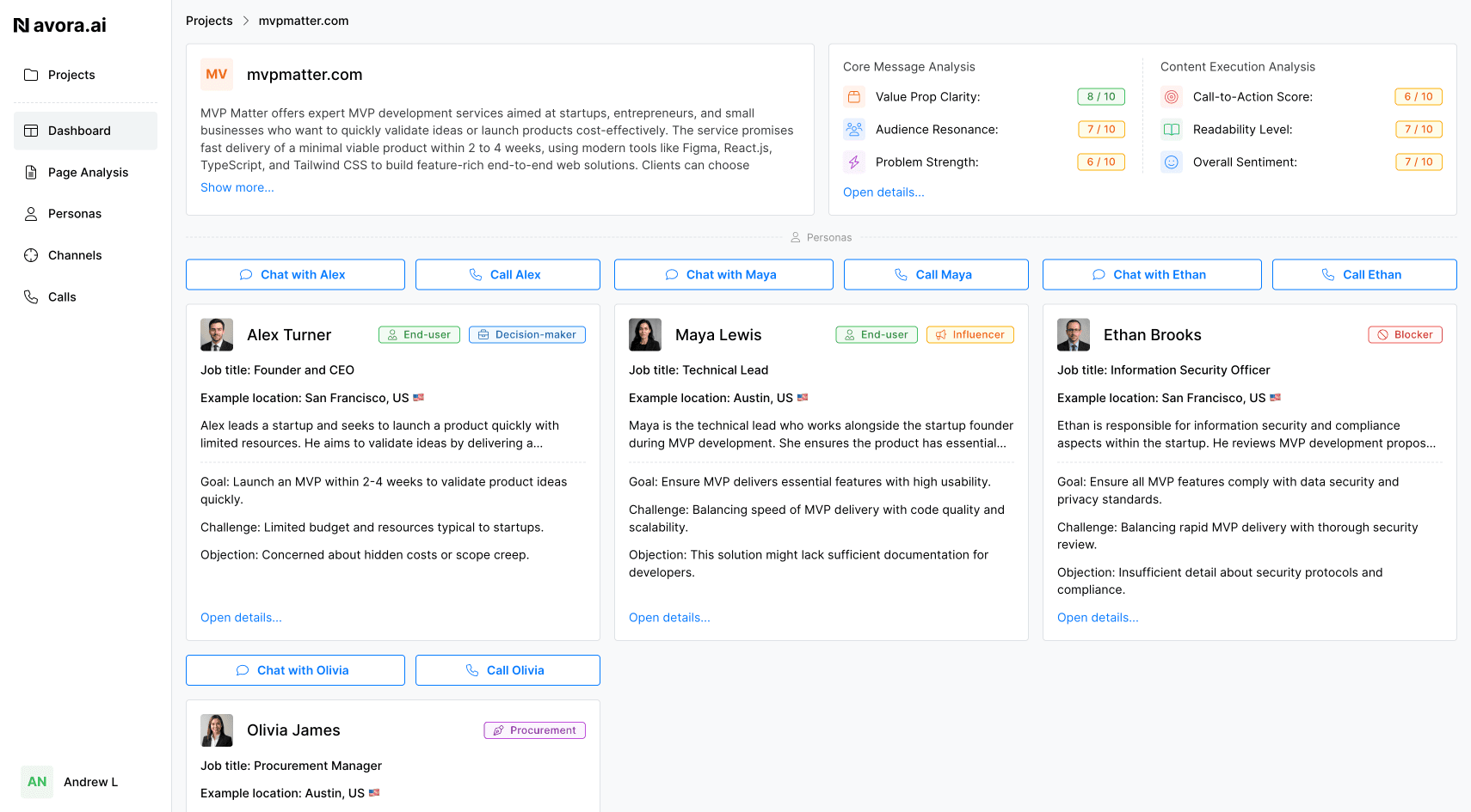 dashboard screenshot